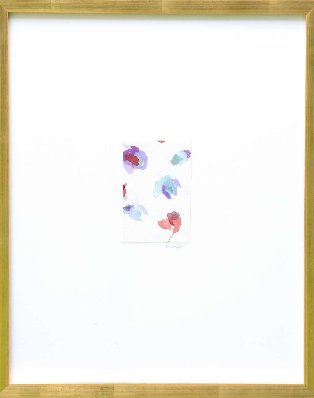 poppies -watercolors 17.5 x 21.5